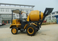 1.5 tons Dumper Chassi Portable Concrete Mixers , 680L Drum Capacity Self Loading Concrete Mixture Machine supplier