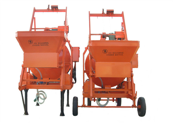 Mobile Reverses Discharging Portable Electric Cement Mixer 750L Volume Low Noise supplier