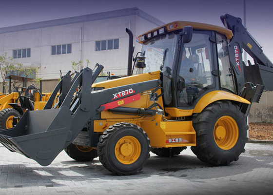 Construction Project Big Compact Tractor Loader Backhoe 21 Mpa Max Systemic Pressure supplier