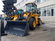 Low Noise Tractor with Bucket and Backhoe Wing Spread Support Leg 0.3M3 Digger capacity supplier