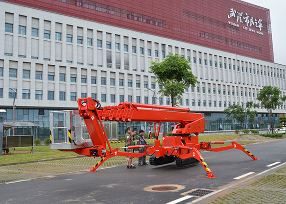 Dual Power Self Propelled Telescopic Hydraulic Boom Lift 13.9M Outreach supplier