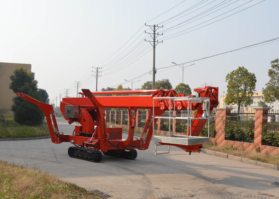 Dual Power Self Propelled Telescopic Hydraulic Boom Lift 13.9M Outreach supplier