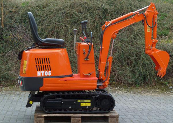 Small Diesel Engine 500kg Hydraulic Excavators For Rent / Home , 6.8kw Power supplier