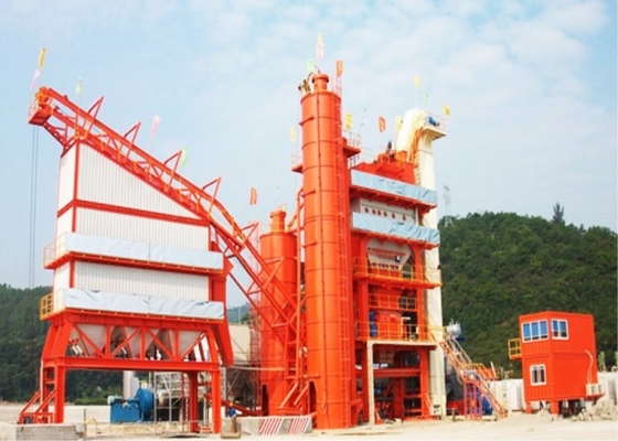 4500kgs Mixer Capacity Asphalt Mixing Plant , Dryer Drum asphalt concrete plant supplier