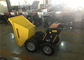 Building Construction Mini Concrete Dumper / 250kg Loading Capacity Powered Mechanical Wheelbarrow supplier