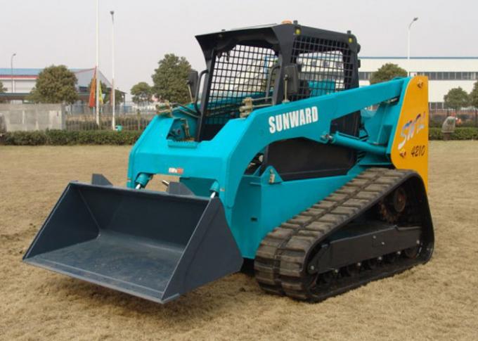 Skid Loader Rops Crawler SUNWARD Skid Steer Rental with Auto Leveling System ROPS / FOPS ...