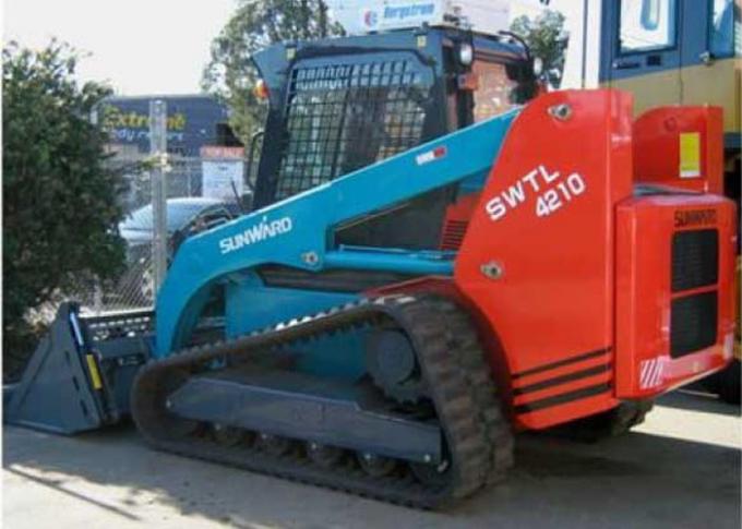 Skid Loader Rops Crawler SUNWARD Skid Steer Rental with Auto Leveling System ROPS / FOPS ...